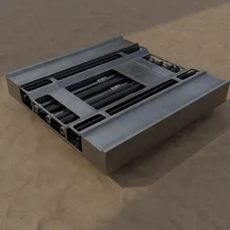 Sci-Fi Industrial Facility Panel