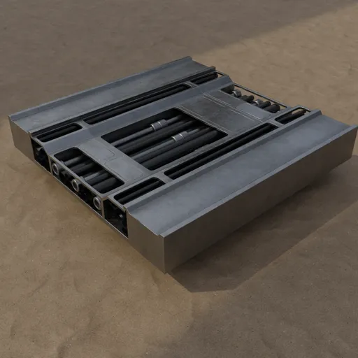 Sci-Fi Industrial Facility Panel