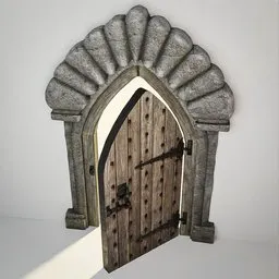 Medieval Gothic Door 22