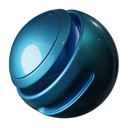 Metallic Light Blue Car Paint