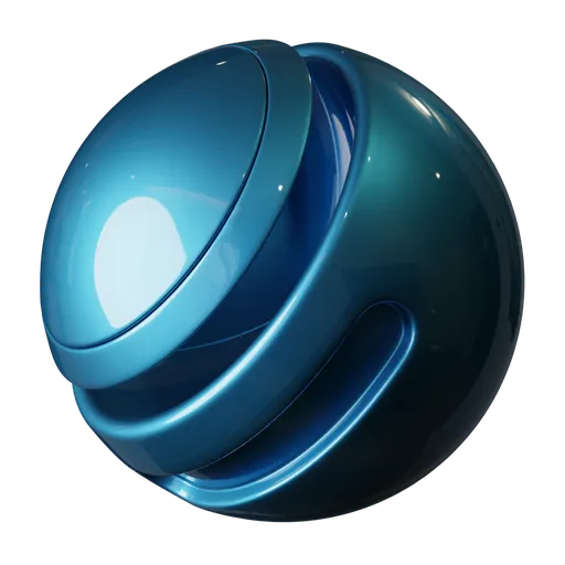 Metallic Light Blue Car Paint