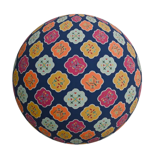 Embroidery motifs wallpaper