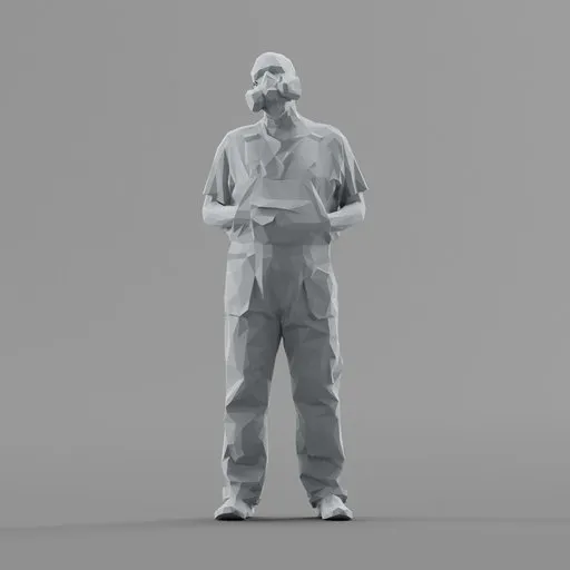 Lowpoly Construction Worker