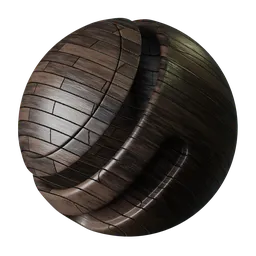 Dark Polished Wood Floor