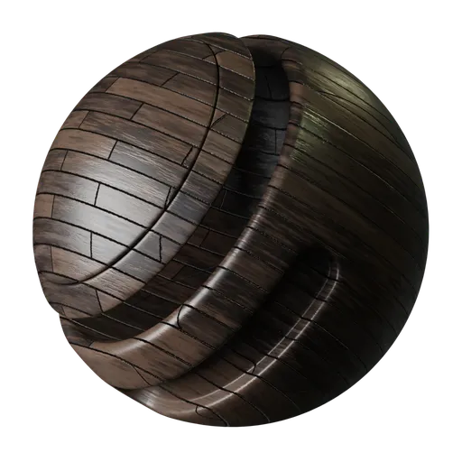 Dark Polished Wood Floor