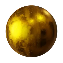 Imperfect Scratched Gold