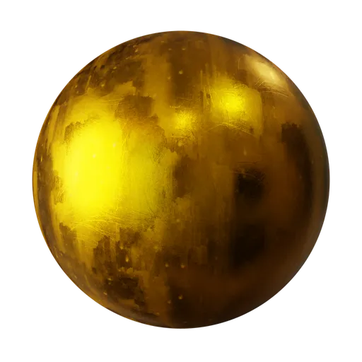Imperfect Scratched Gold