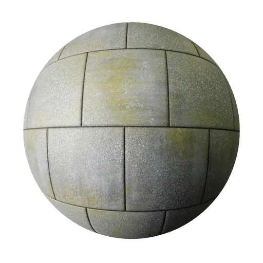 High-resolution 2K PBR paving slabs material with realistic cracks and procedural displacement for Blender 3D textures.