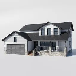 Classic Style Exterior House 10