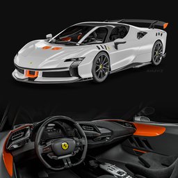 Ferrari SF90 Sport car