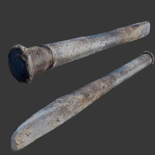 Rusted Metal Chisel