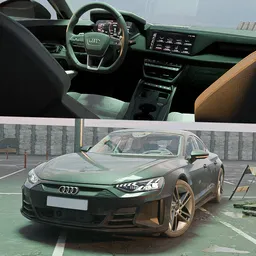 Audi RS e-tron GT 2022 with Interior