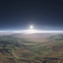 Sci-fi Alien Landscape Terrain