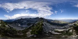 Mountain Landscape Cloudy Sky