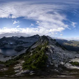 Mountain Landscape Cloudy Sky