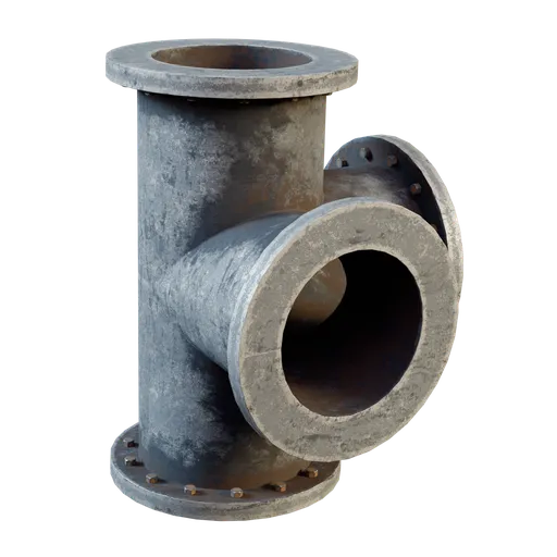 Pipe 4Way Joint