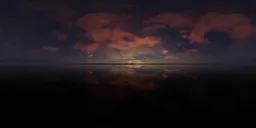 Cloudy Twilight Sky Landscape