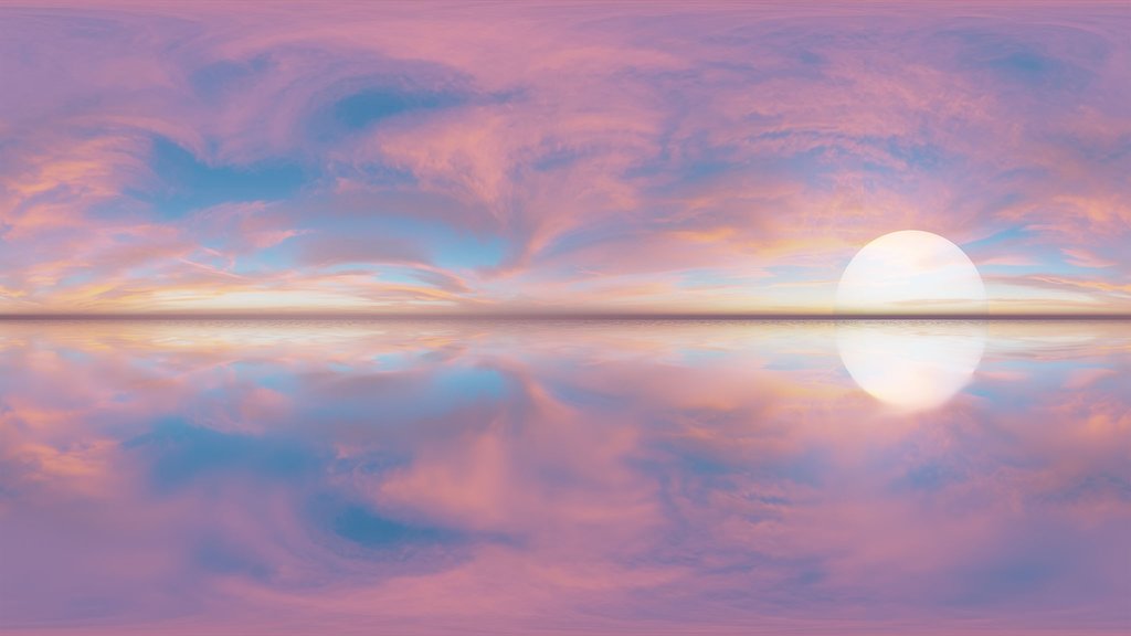 Pink Sunset Sky HDRI | Nature HDRis | BlenderKit