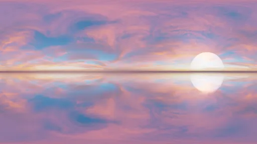 Pink Sunset Sky HDRI