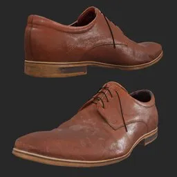 Leather business shoes