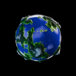 Procedural Animated Planet