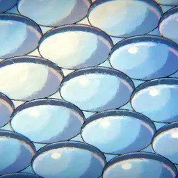 Anime Stylized Water Bubble Orbs