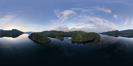 Lake Landscape Twilight Clouds