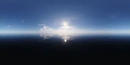 Ocean Sky Dramatic Cloud