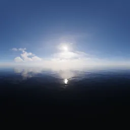 Ocean Sky Dramatic Cloud