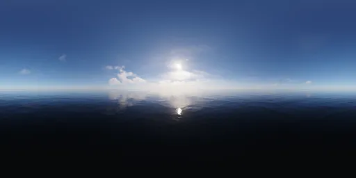 Ocean Sky Dramatic Cloud