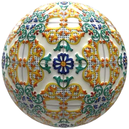 Multicolor Ceramic Tile