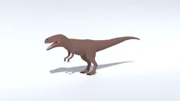 Low Poly Torvosaurus Dinosaur