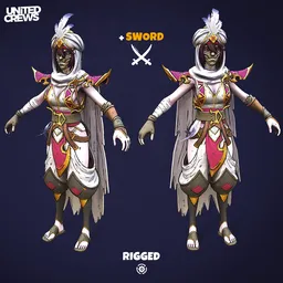 Stylized Women Warrior