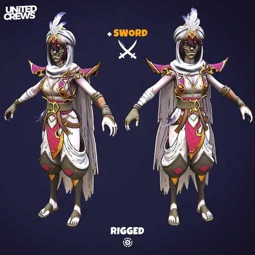 Stylized Women Warrior