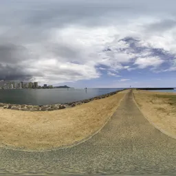 Ocean City Rainy Clouds Day