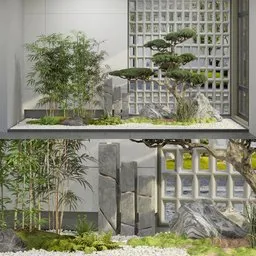 Zen Stone Garden Nook