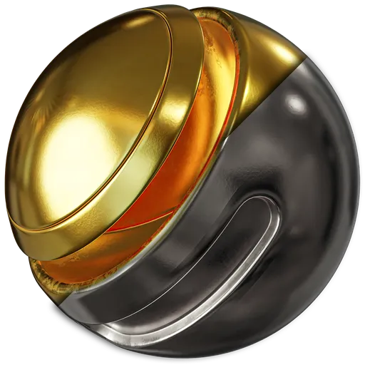 Multi Metal Gold Silver shader