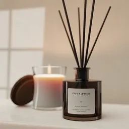 The candle and oud scene