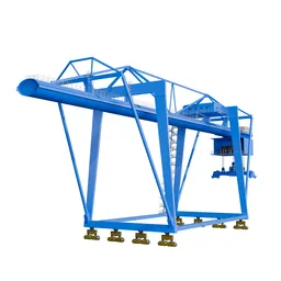 Container Gantry blue crane