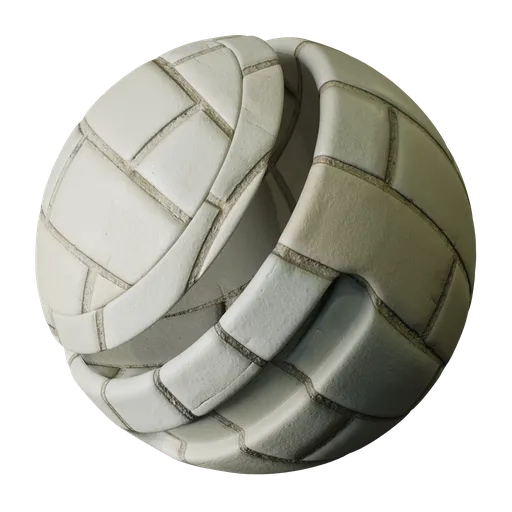 Off-White Ceramic Bricks