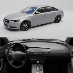 (Rigged)Audi A6+Interior