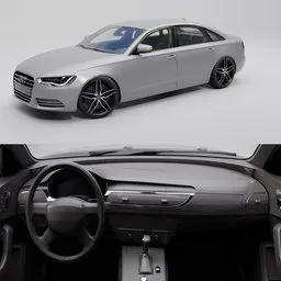 (Rigged)Audi A6+Interior
