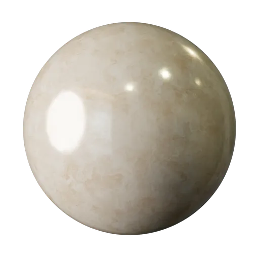 2K seamless Marble PBR texture for 3D modeling and rendering, ideal for Blender and other 3D software.