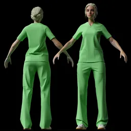 Nurse Doctor, Medical Scrubs