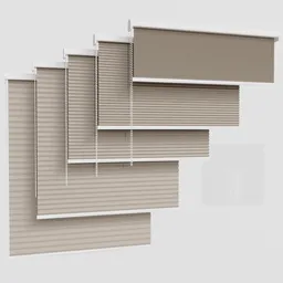 GD Roman Pleated Blinds