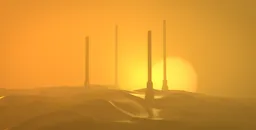 Surreal Desert Monoliths