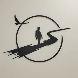 Cloud boy Round Picture Frame