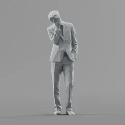 Lowpoly Male Standing