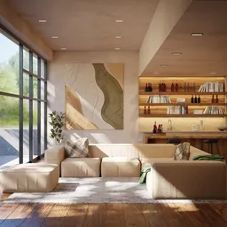Modern Cozy Living Room