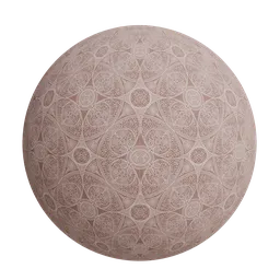 Brown spiral mandala wallpaper